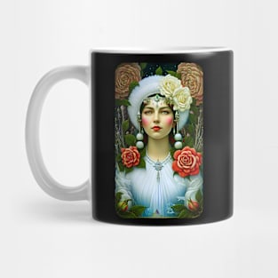 Vintage Snow Queen Art Mug